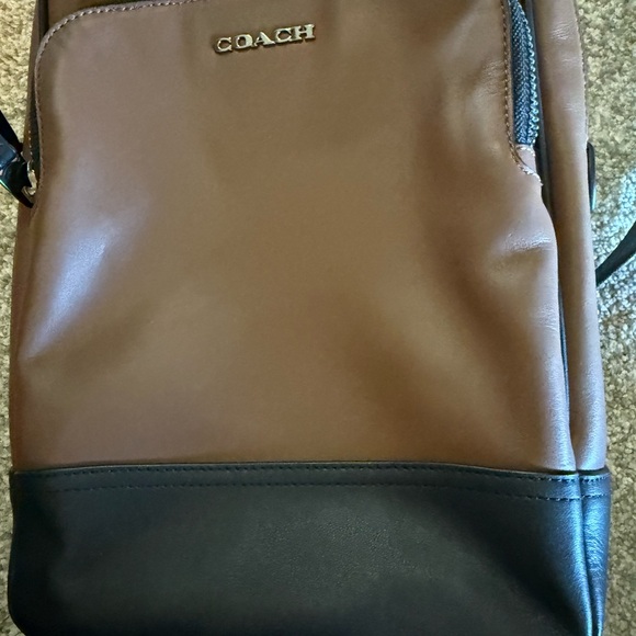Coach Brown and Black Men's Bag - Picture 5 of 10
